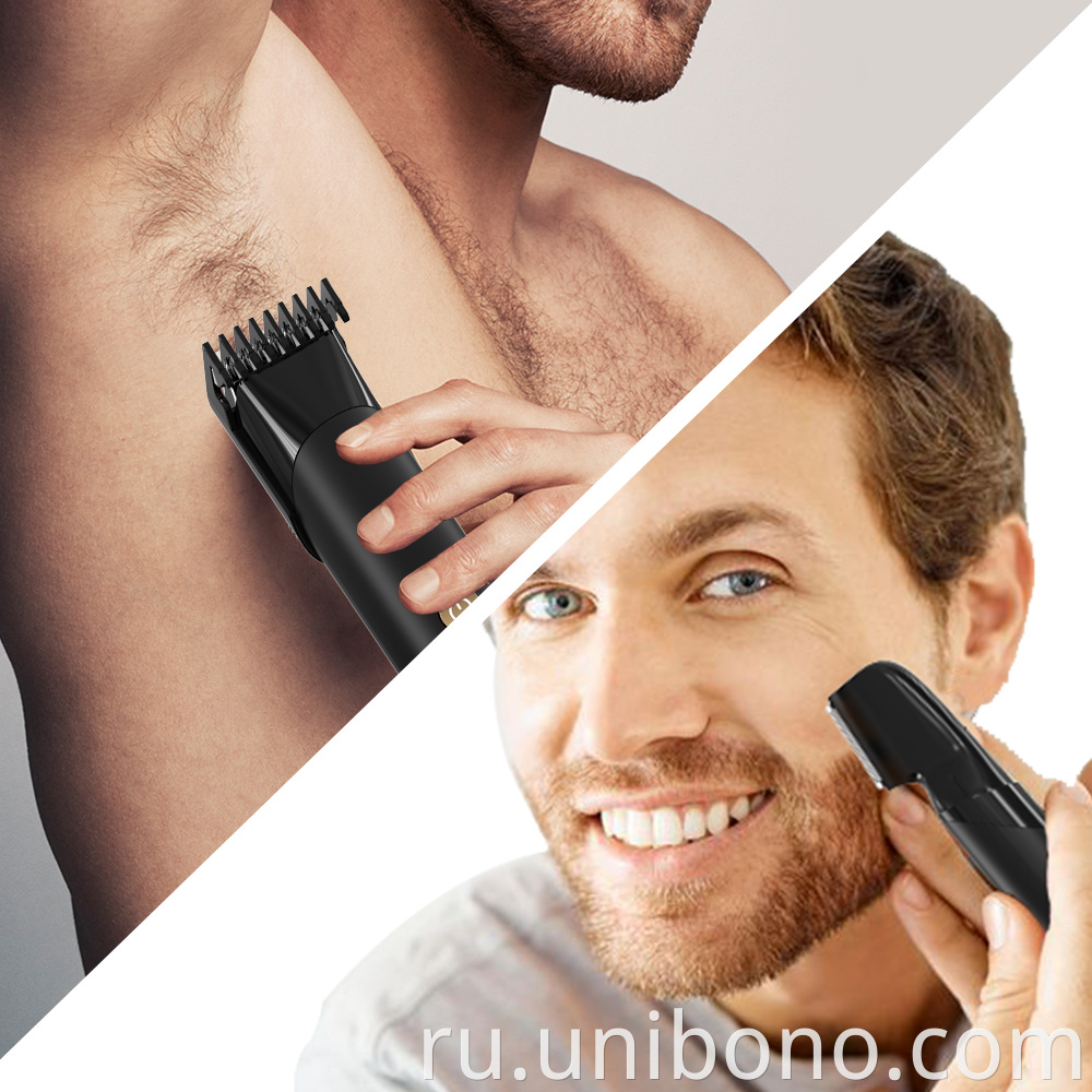 Replaceable stainless steel blade head hair trimmer